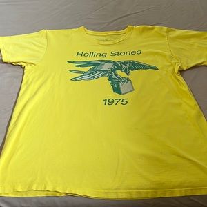 Vintage 1975  Rolling Stones T-Shirt.  Good condition considering the age.